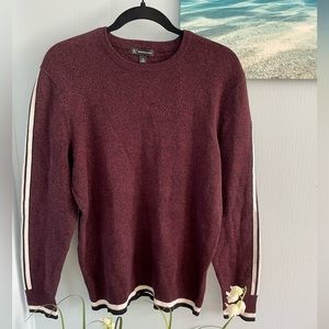 International Concepts I.N.C. (Macy’s) Men’s Striped Sleeve Sweater Size Medium